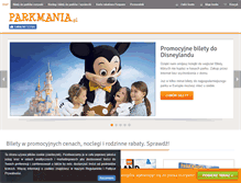 Tablet Screenshot of parkmania.pl
